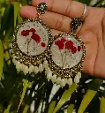 Customised resin jhumka   #resin (1).webp