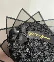🖤✨Ramo personalizado de 36 rosas eternas negras con temática gótica, recuerden que ustedes nos  (1).webp