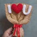 I Love You Crochet Bouquet