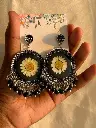 Black Daisy Jhumka