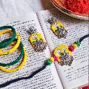 Voidveil Necklace,Bangles,Earings Set