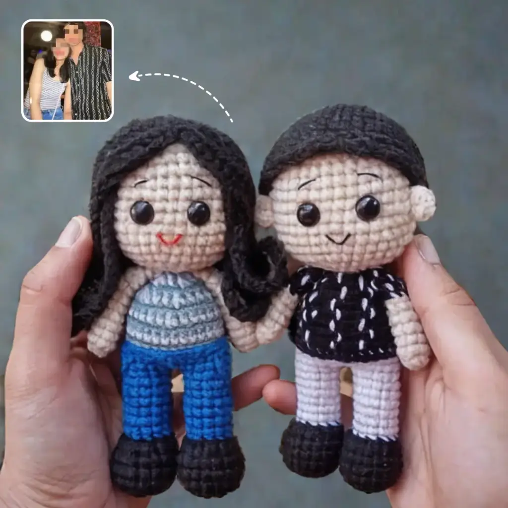Customised Couple Doll Set