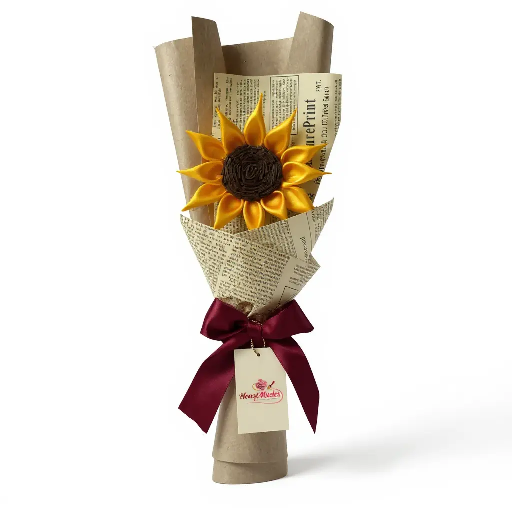 Single Sunflower Bouquet