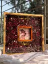 12/12 Inch Wedding Varmala Preserving Teakwood Frame