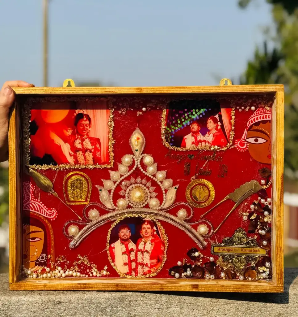 16/12 Resin Teakwood Frame