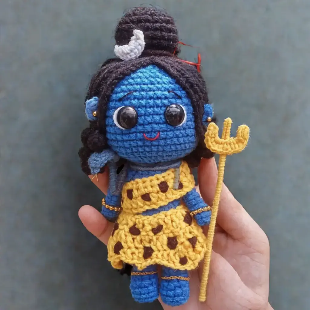 Shiv Crochet Doll