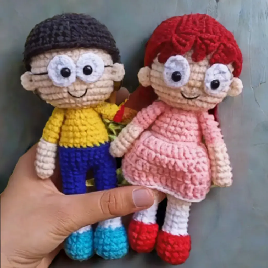 Nobita Shizuka Doll Set