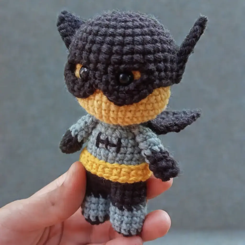 The Batman Crochet Doll