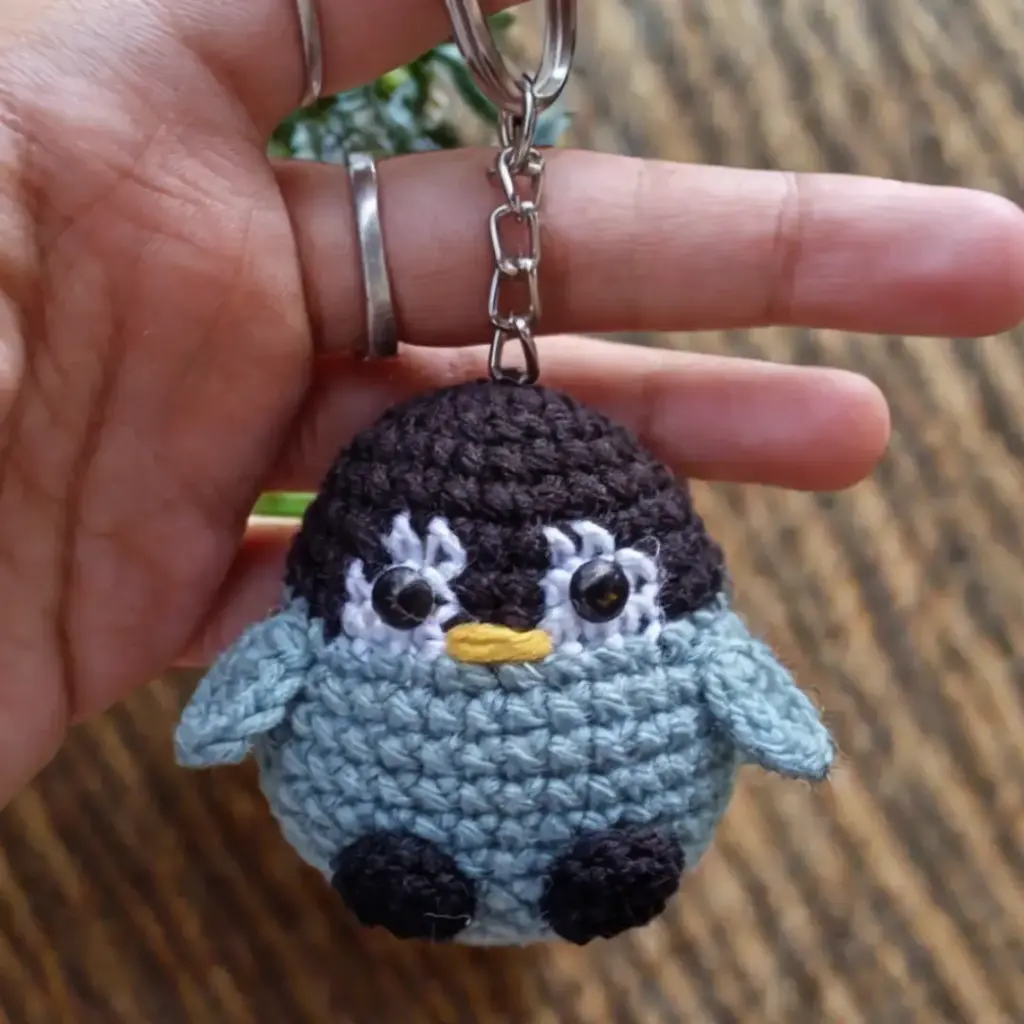 Ghibli Penguin Keychain