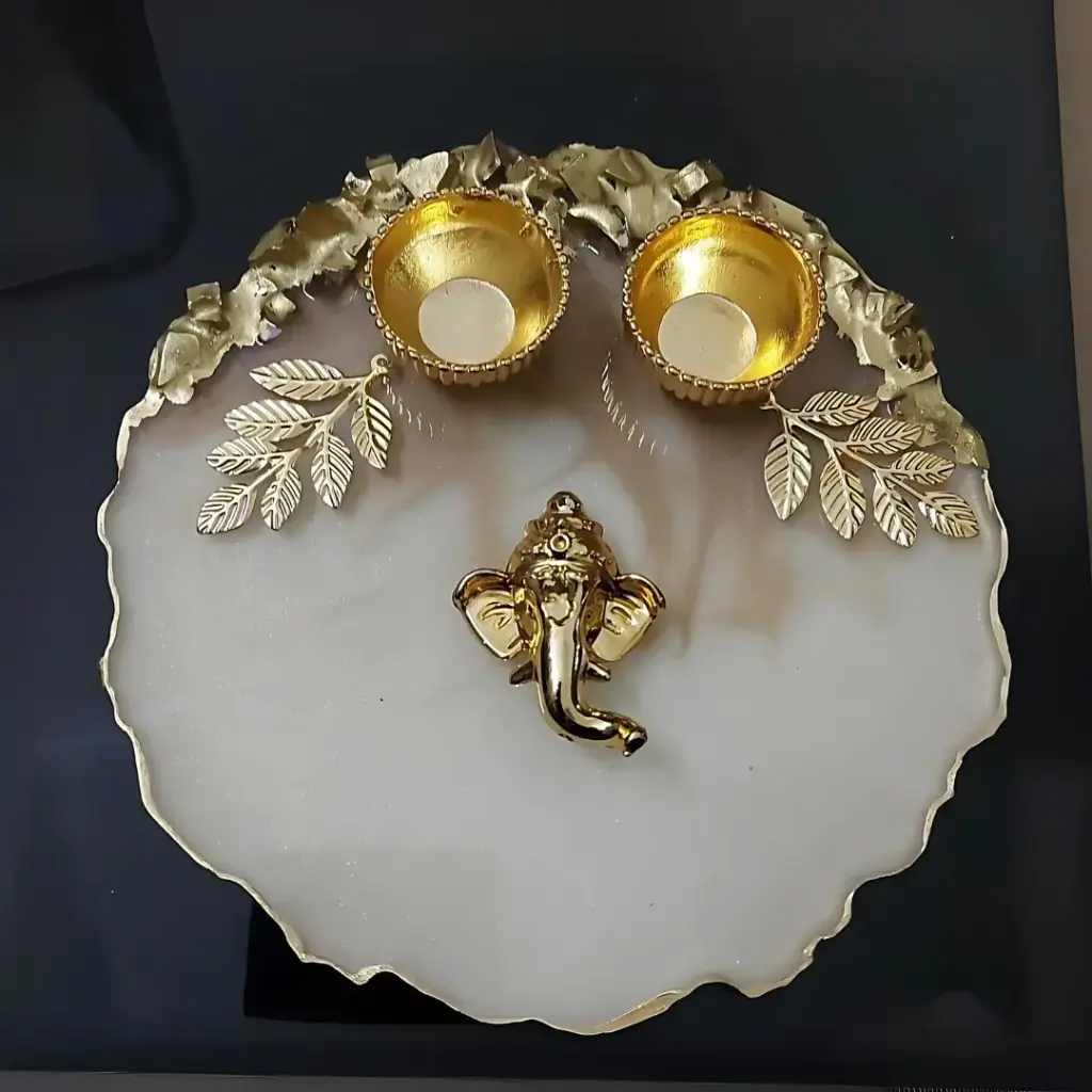 Ganesh Glam Thali (8-Inch)