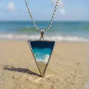 Tri-Aqua Necklace