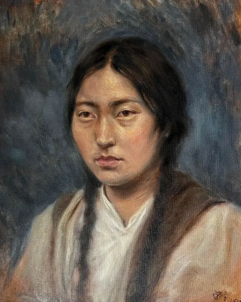 Customized Oil Portrait On Canvas