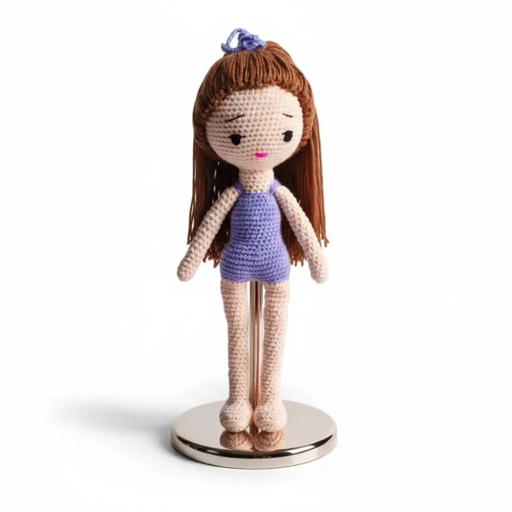 Swimmer Girl Crochet Doll (10 Inch)