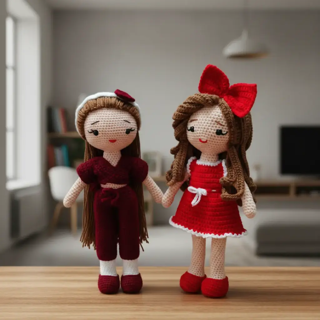 Diana & Suzie Crochet Doll (10 Inch)
