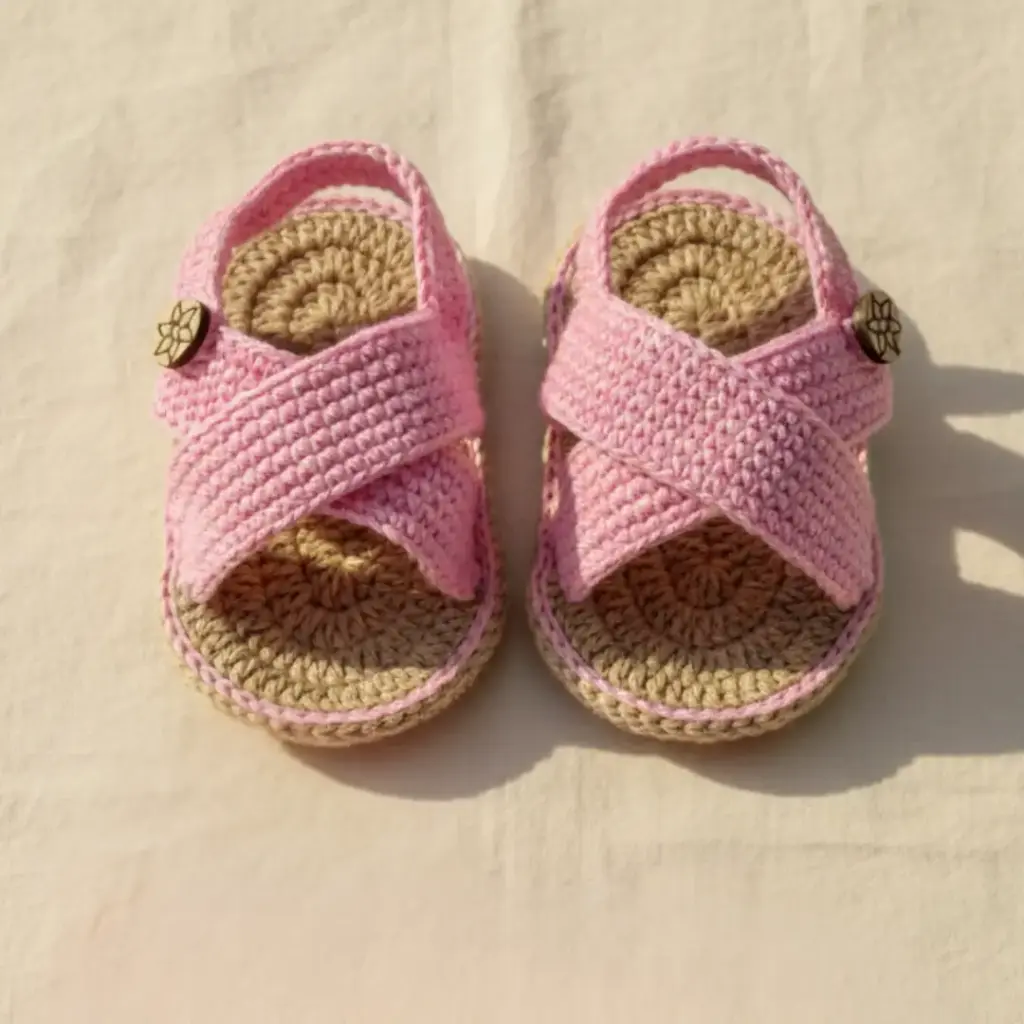 Pink Baby Booties
