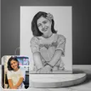 Customized Pencil Portrait