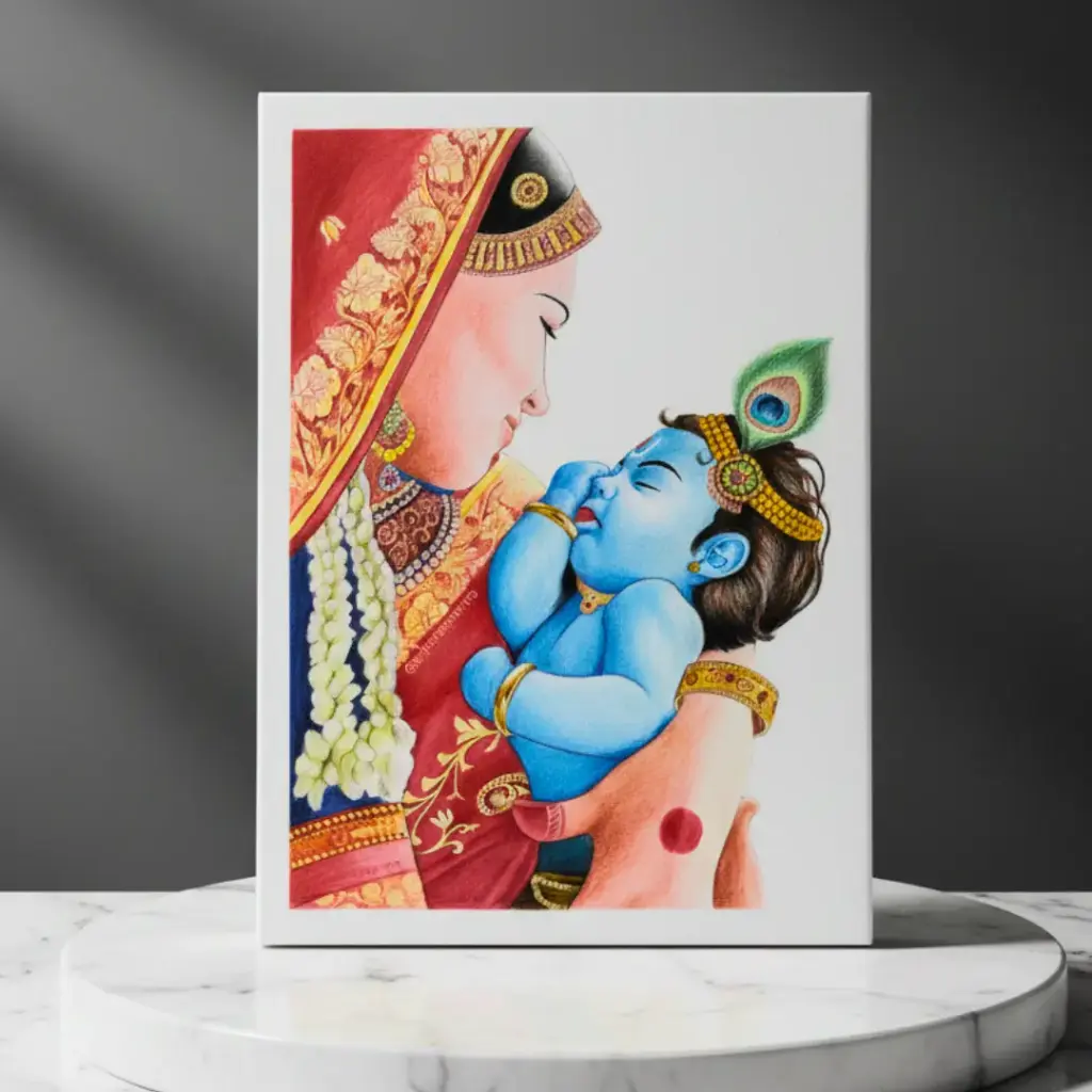 Yashoda ka Laal Original Artwort A3