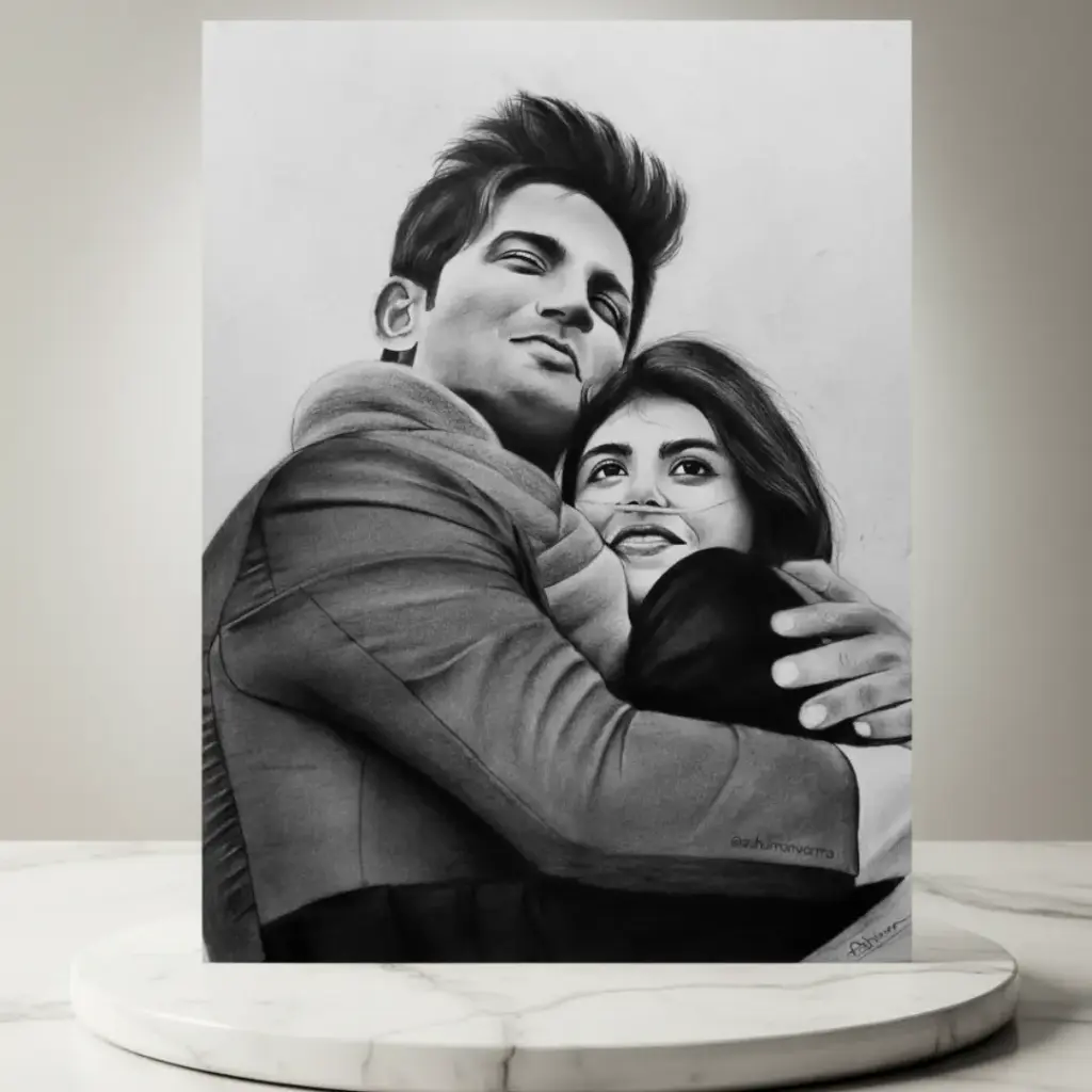 Dil Bechara Artwork A3