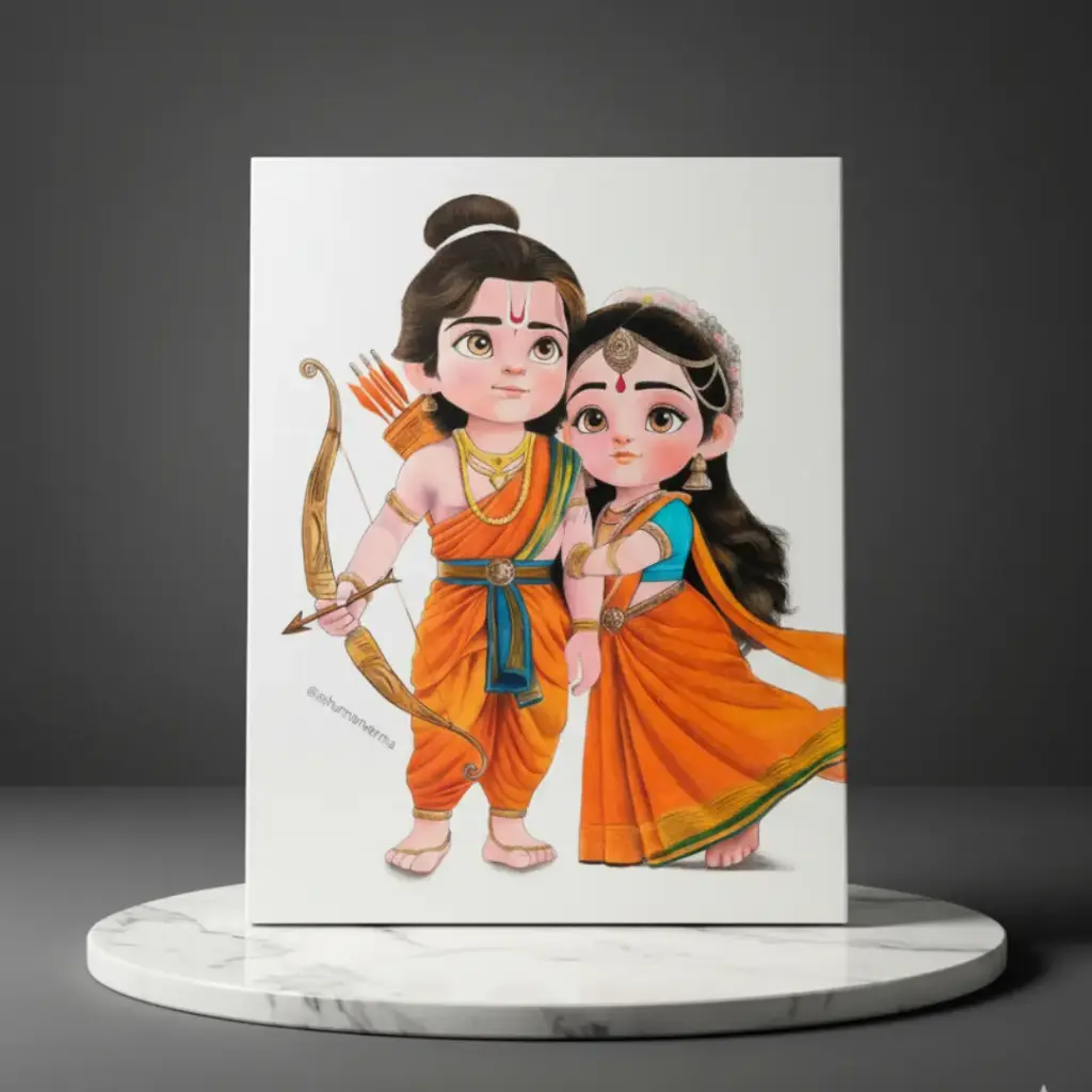 The Sweetest Couple-Original Artwork A3