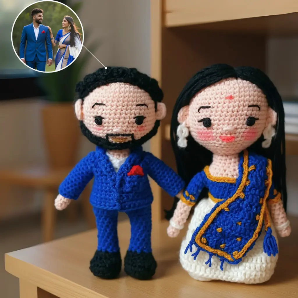 Customised Couple Doll Set