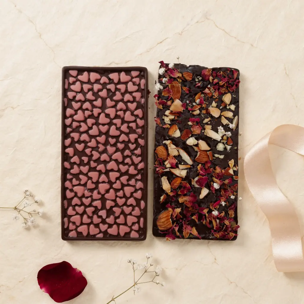 Valentine Heart Dark Chocolate Bar