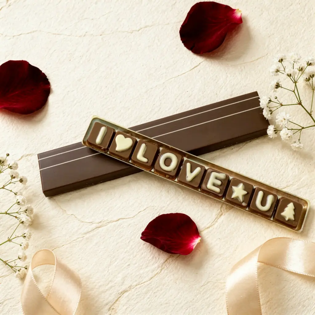 ''I Love You'' Massage Chocolate Bar
