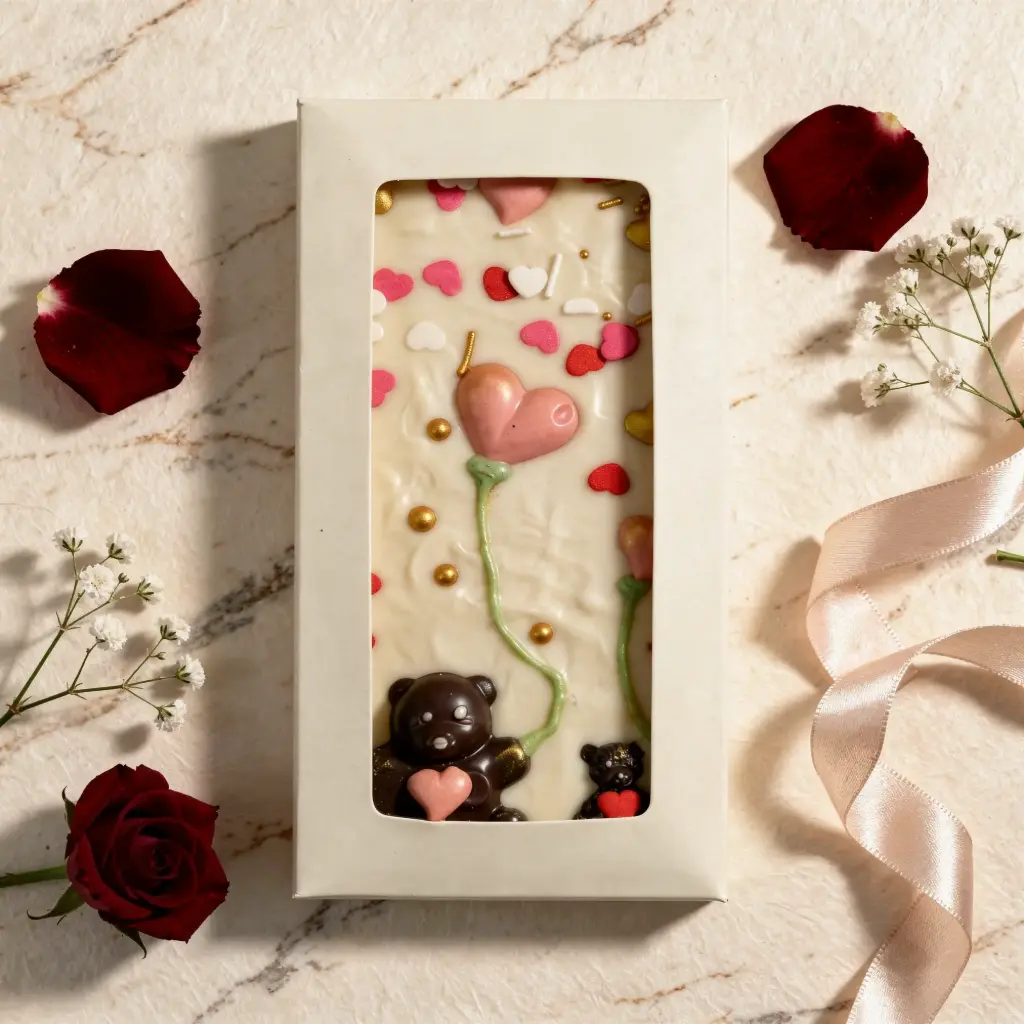 Love Teddy White Chocolate Bar