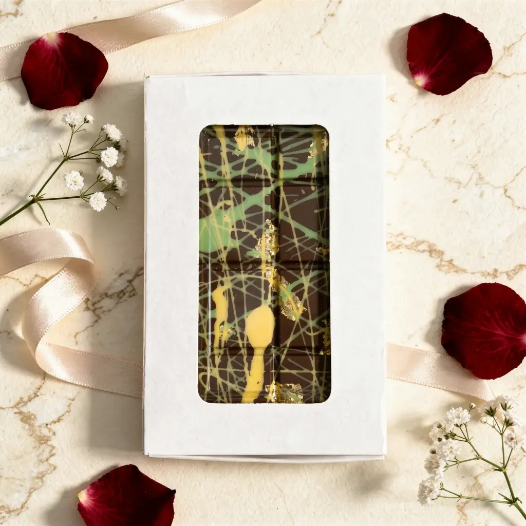 Pistachio Kunafa Luxe Chocolate Bar (250 gms)