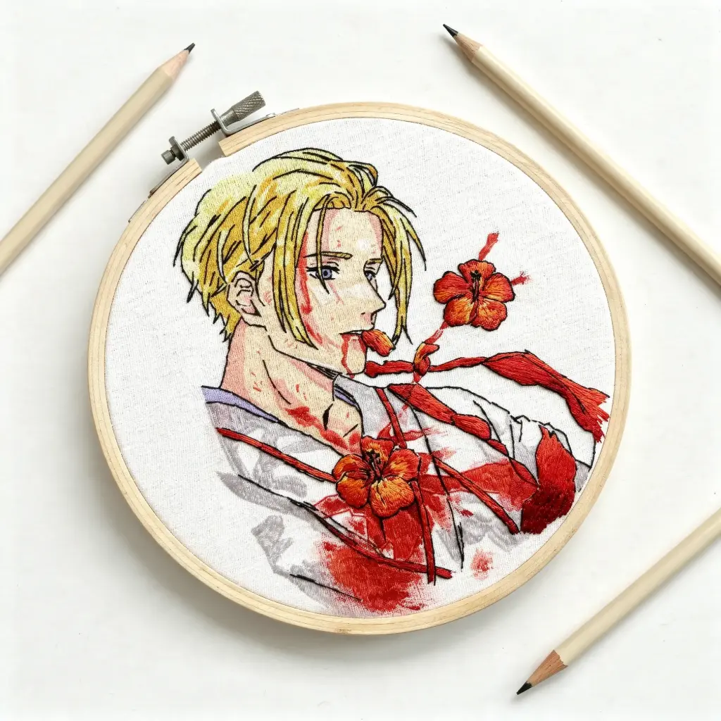 Tenza Yamada Asaemon Embroidery