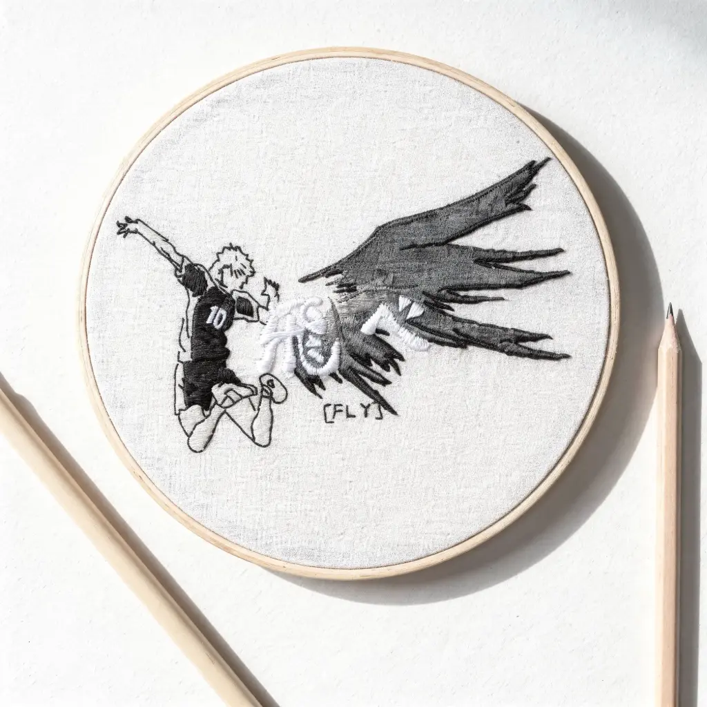 Hikyuu Hinata Shoyo Embroidery (7 Inch)