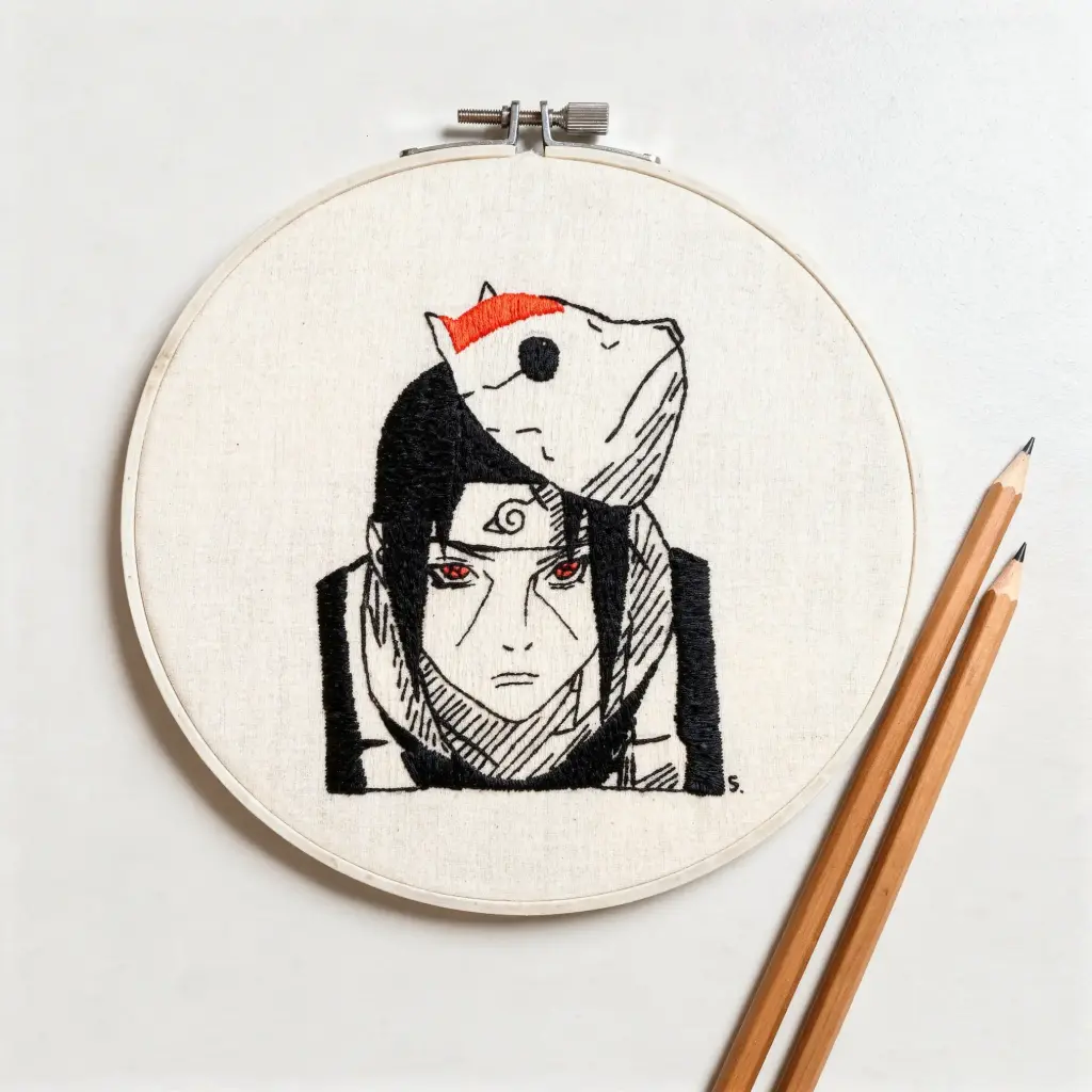 Itachi Uchiha Embroidery (6 inch)