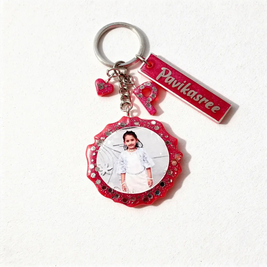 Premium Resin Picture Keychain