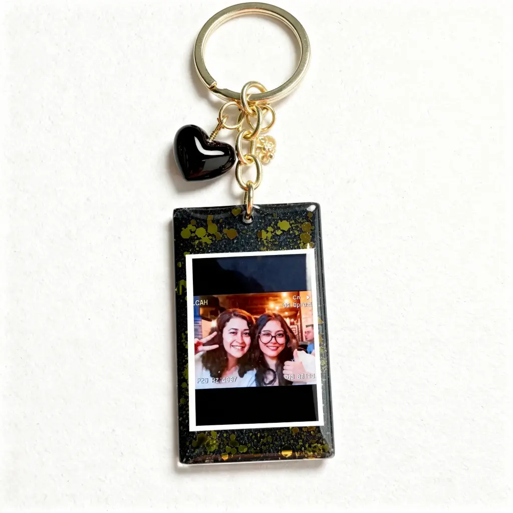Premium Resin Photo Keychain