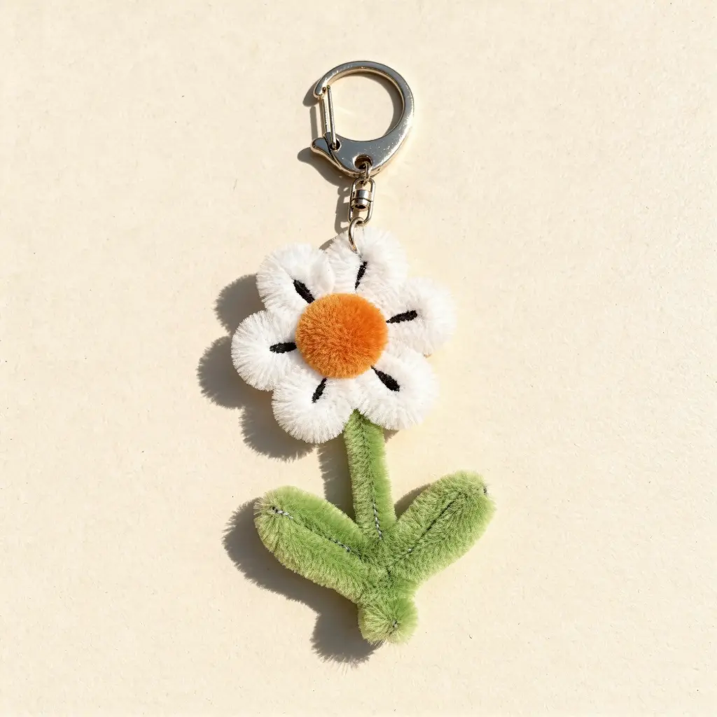 Little Sunshine Flower Keychain