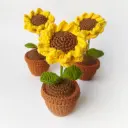 Sunflower Pot (14 cm)