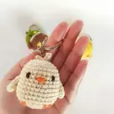 Crochet Duck Keychain