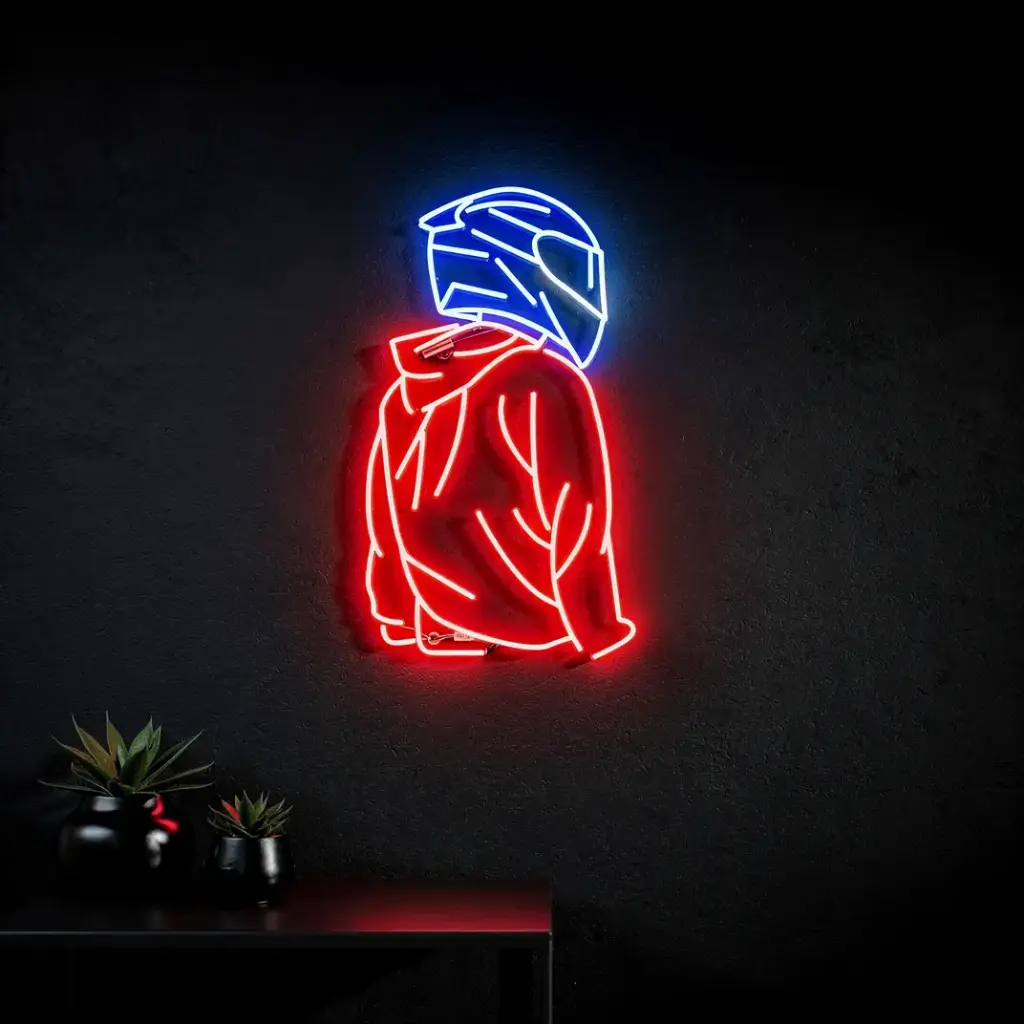 Rider Neon Light