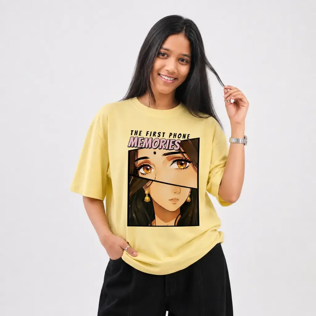 First Phone Oversized Tshirt