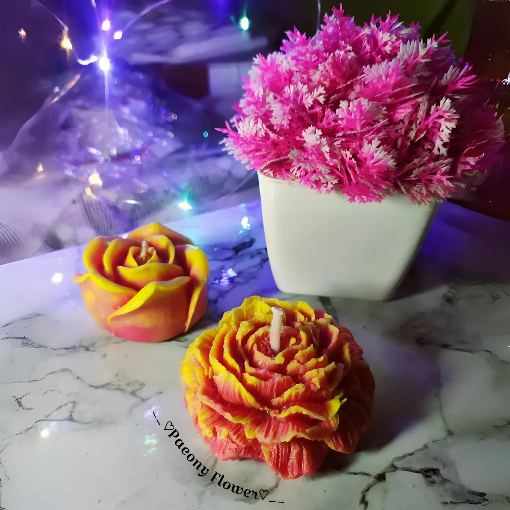 Scented Peony Candle(1 Pcs)
