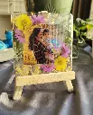 6-Inch Square Resin Photo Frame