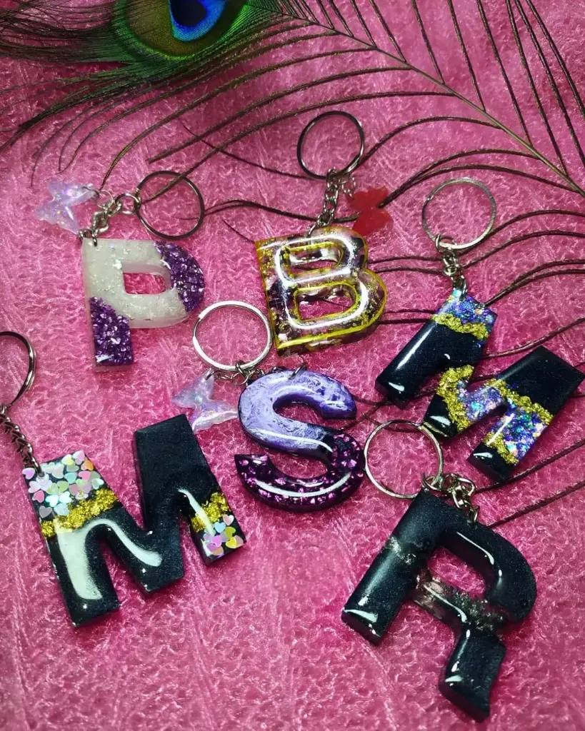 Custom Alphabet Keychain(Style 3)