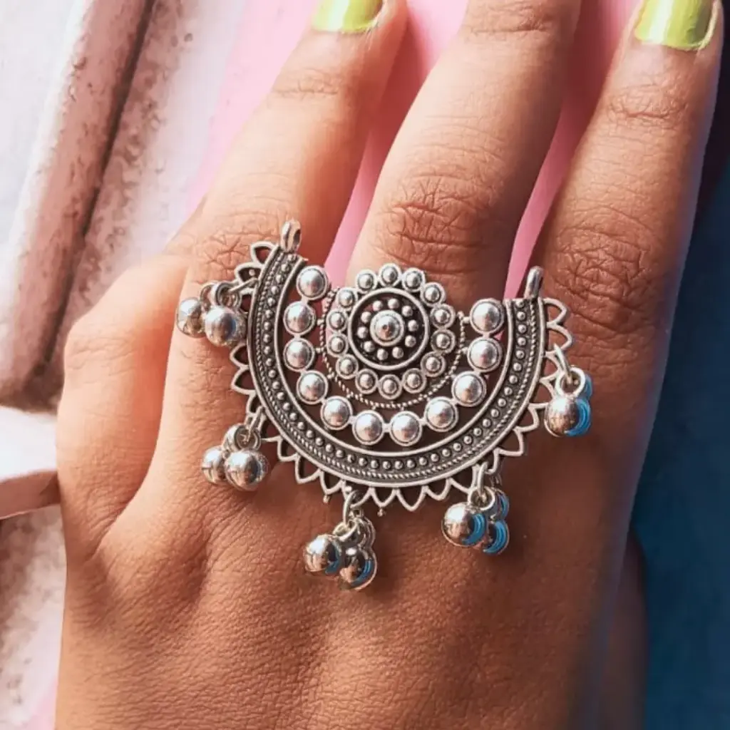 Oxidised Mystic Ring