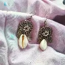 Oxidised Kori Jhumka