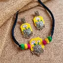 Voidveil Necklace,Bangles,Earings Set