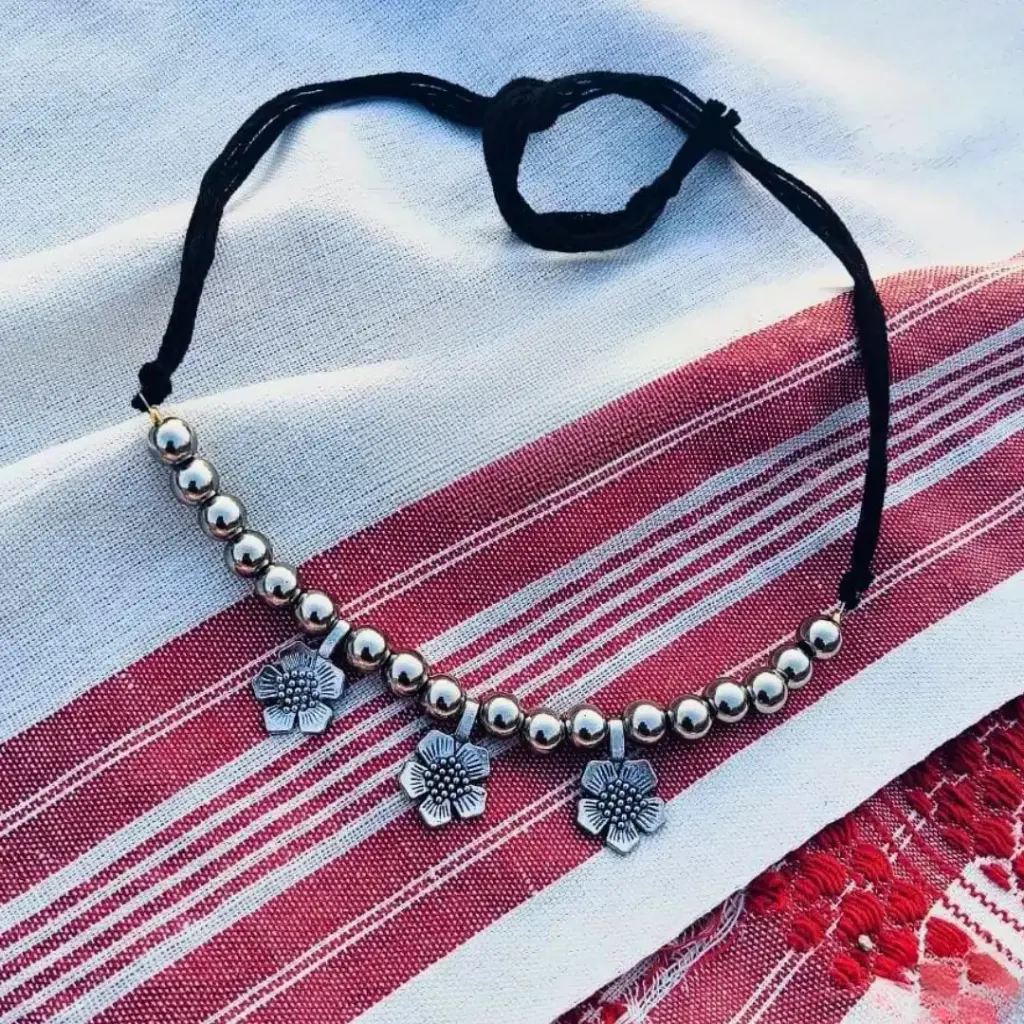 Oxidised Spectre Necklace