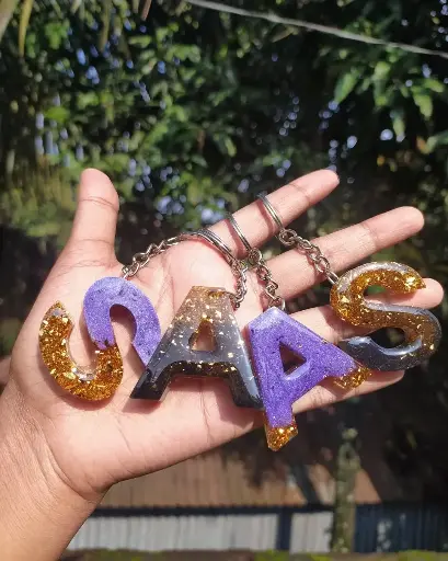 Customized Alphabet Keychain(Style 4)