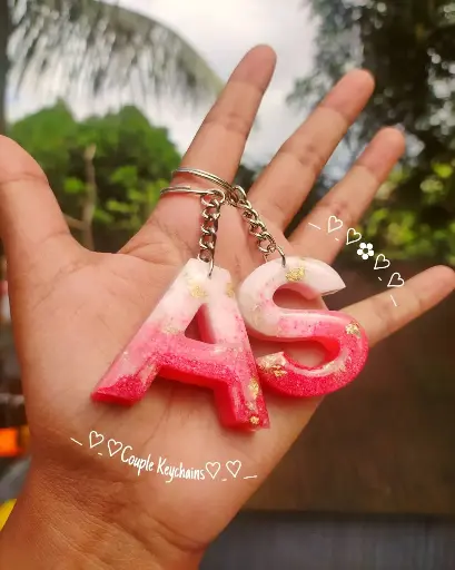 Customized Alphabet Keychain(Style 5)