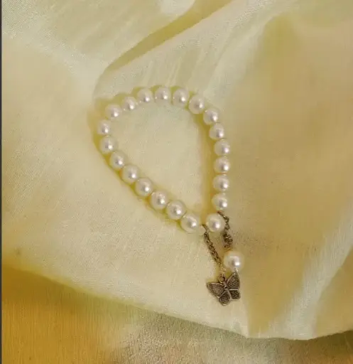 Pearl Butterfly Bracelet