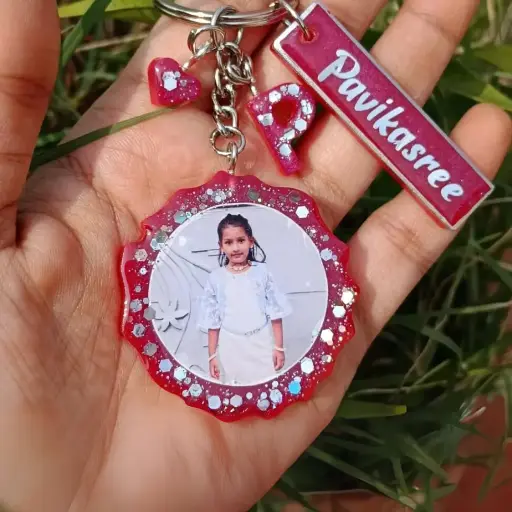 Premium Resin Picture Keychain