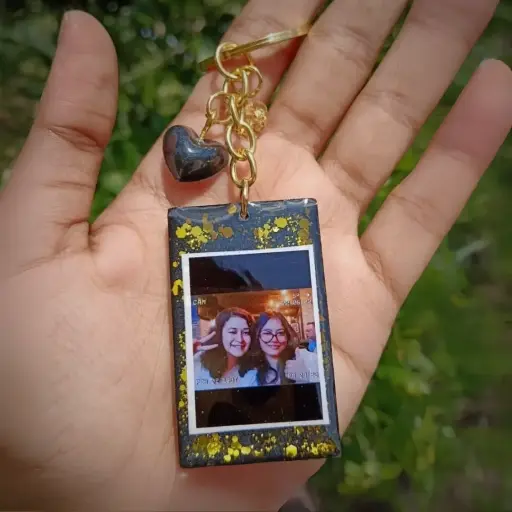 Rectangle Photo Keychain